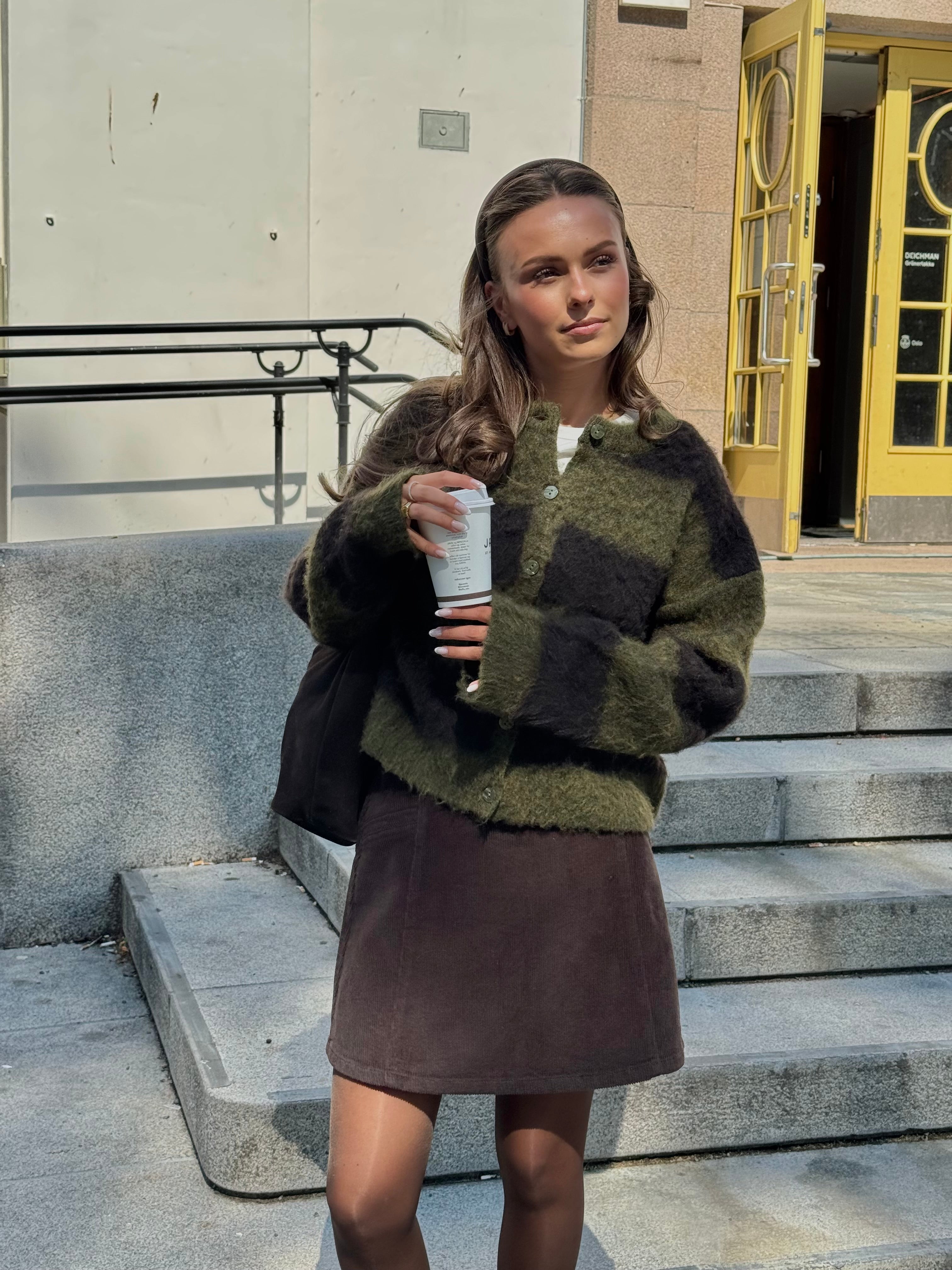 NMSOFF CARDIGAN - Chocolate Brown